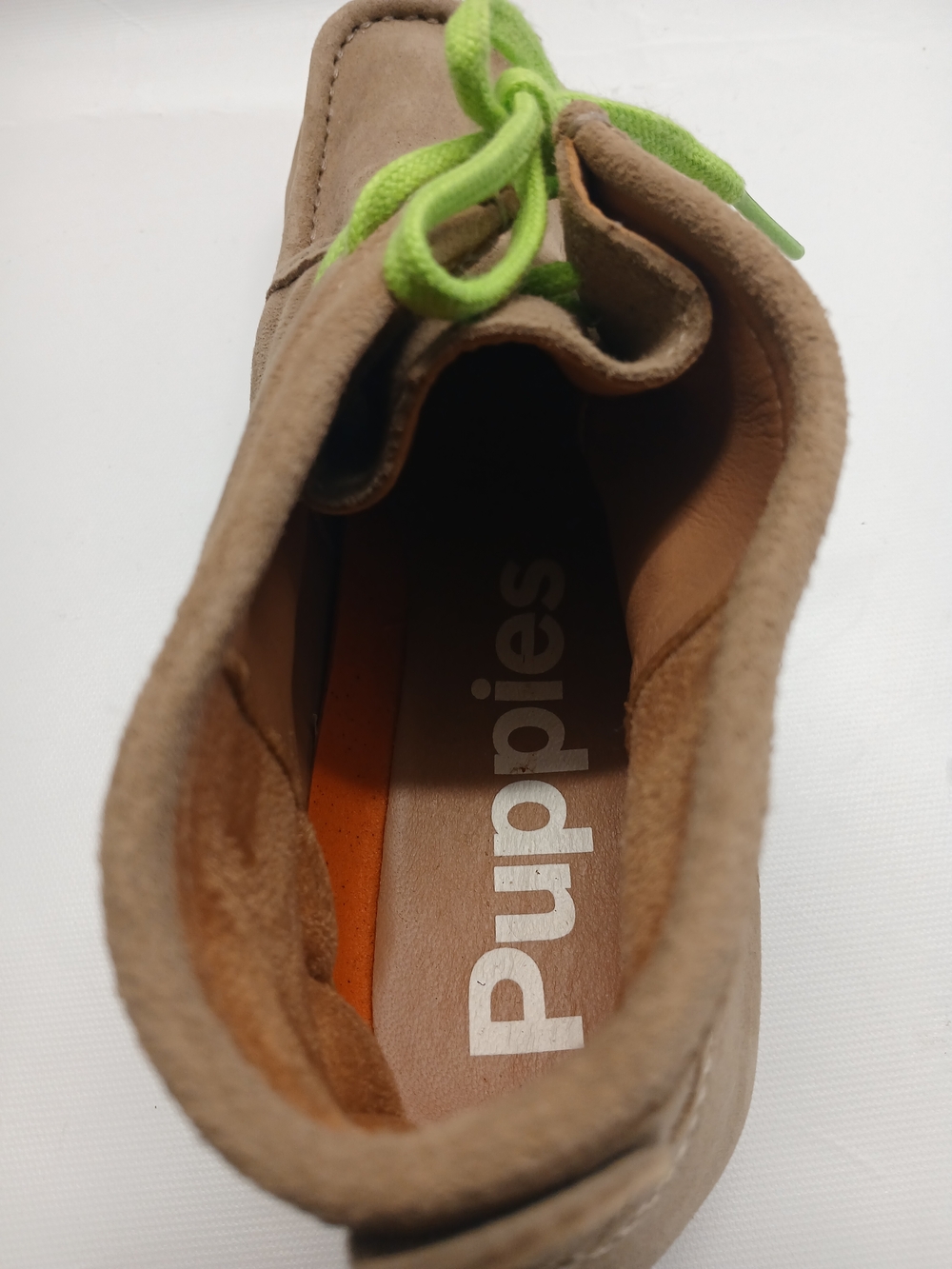 Hush Puppies Men's Bridgeport  Orange Rubber Sole Shoe - Picture 12 of 16